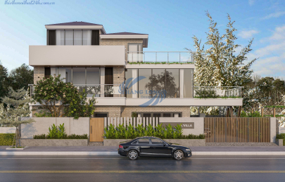 Thiết kế căn Villa 225m2 tại Ngọc Thanh, Vĩnh Yên, Vĩnh Phúc.